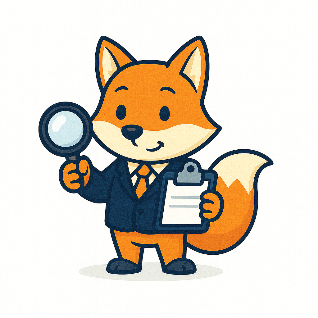 SCAM HUNTERS mascot helping with report form